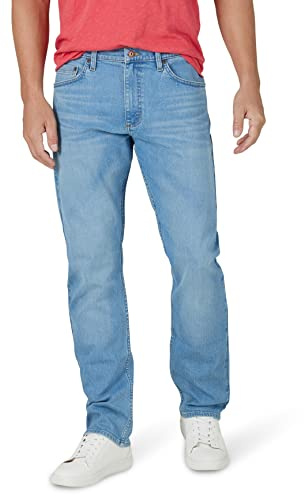 Wrangler Authentics Jeans elásticos de Ajuste atlético para Hombre, Deacon, 34W x 34L