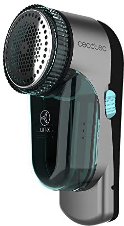 Cecotec Quitapelusas Recargable Cut-X 4500 Textile. 45 Minutos de Autonomía, Rejilla en 3 Tamaños, Sistema de Seguridad, 8800 RPM, Cabezal Regulable y Cepillo de Limpieza, Ergonómico