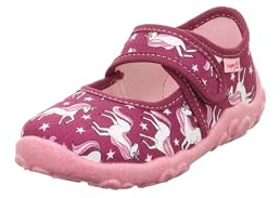 Superfit Mädchen Bonny Rot/Mehrfarbig 5010 Hausschuhe, Rot Mehrfarbig 5010, 23 EU