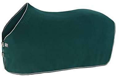 Eskadron Abschwitzdecke Fleece Contrast BlackBerry, racinggreen & ashblue, Größe:XL, Basic:Racinggreen