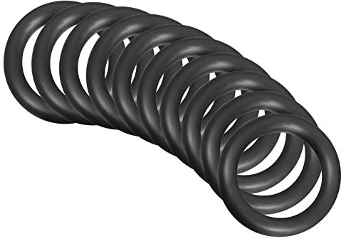QUARKZMAN 34mm x 24mm x 5mm Nitrile Caoutchouc Joints toriques x 10 Pièces Rond Joint Rondelle pour Robinet Plomberie Réparation Étanchéité Connexion [Noir]