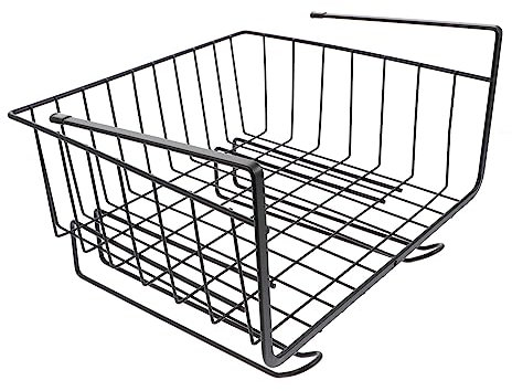 YYLIVING Shelf Stand Storage Pull Out Drawers Storage Drawer Ppaer Towel Racks Rack Tool Stand Wire Rack Shelves Condiment Holder Plate Drying Rack Hamper Wrought Iron Black Black