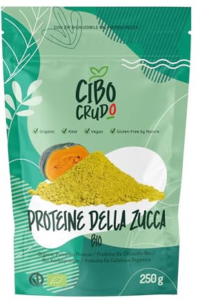 Protéine de Graines de Courge Bio - 250g. Protéines de Graine de Courge. Poudre Proteine Vegan Vegetale et Naturelle. Organic and Vegan Pumpkin Seeds Protein Powder.