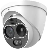 EmpireTech IPC-TPC124X-AI Thermal Camera 4MP 1/2.7'' CMOS Mini Turret Smart AI IP Camera,Visible and Thermal Channels Dual Image Fusion,IPC-TPC124X-AI S2 (2mm (Thermal and Visible 2mm))