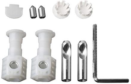 Folpus Wall Hung Toilet Fixing Kits Repair Screws Fixtures Maintenance Connector Replacements Fixing Bolts Fittings for Bathroom