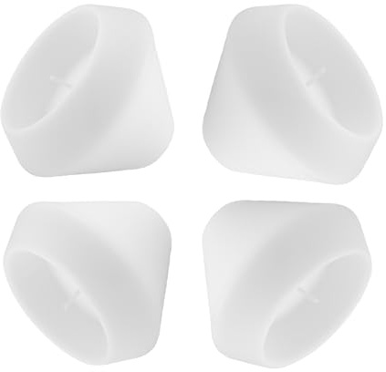 Paquete de 4 velas flotantes XXL para exterior, color blanco, 15 x 13 cm, decoración de jardín, velas de verano, decoración de bodas, decoración de fiestas