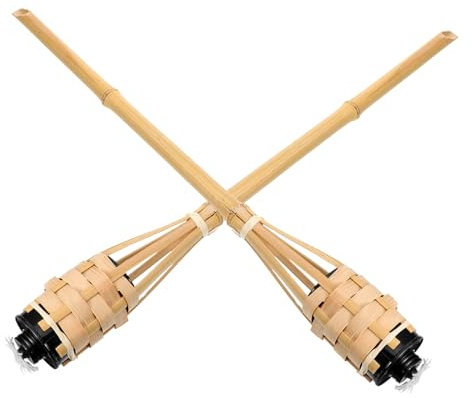 KITANDOVE Elegante Juego De Antorchas 2 Piezas Decoración De Jardín Para Patio Boda Iluminación De Patio