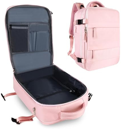 Carry On Ryggsäck,Extra vattentät reseryggsäck - Med USB | laddningsportväska Passar 15.6 In Notebook