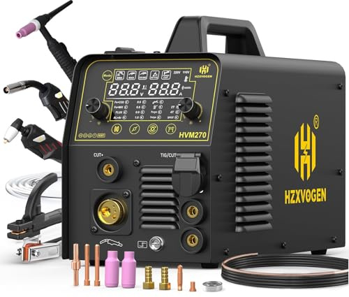 H HZXVOGEN 200A MIG Welder,6-in-1 Multi-Process Welder