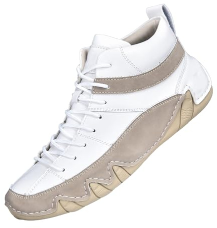 Chaussures pieds nus ultra confortables pour homme - Bottines antidérapantes - Imperméables - Respirantes - Chaussures de trekking - Chaussures d'escalade légères à lacets - Chaussures de sport