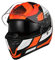 ORIGINE Integral-Helm Full-Face Motorrad-Helm ECE mit Visier (Advanced Fluo orange-blk MATT, L)