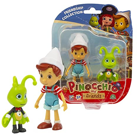 Giochi Preziosi Pinocchio and Friends Lot de 2 Figurines d'action de Cricket parlantes