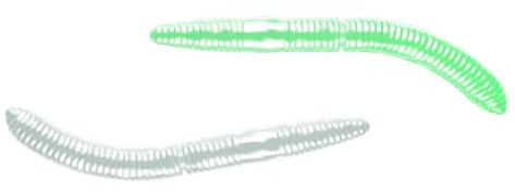 Libra Lures Fatty D‘ Worm 65 mm Glow