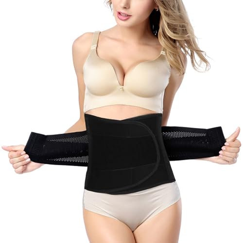 Bauchgurt Nach Geburt, Postpartum Belly Wrap, Bauchweggürtel Damen, Bauch Weg Gürtel Frau, Rückbildungsgürtel Nach Geburt Geeignet zur Unterstützung des Unterleibs Postnatale Reparatur(M-L)
