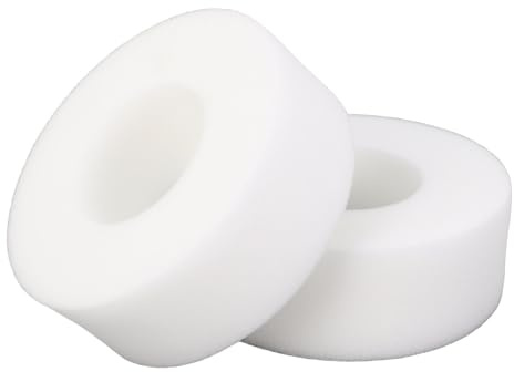 Naroote Inserto de Esponja de Neumáticos para Automóvil RC, Elástico en RC 1 par de Espuma de Neumáticos para Automóvil, Fácil Instalación para el en las Orugas (55mm)