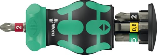 Wera 05008892001 Kraftform Kompakt Stubby Magazin RA 2, 6-teilig