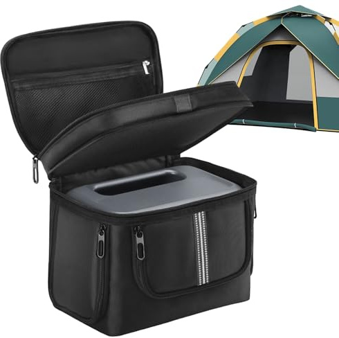 Utomhus Väska För Kraftstation Stöttålig Handtag Organizer | Vattentät Förvarare För Resa Vandring Camping Husbil Tailgating Picknick BBQ Överlevnad