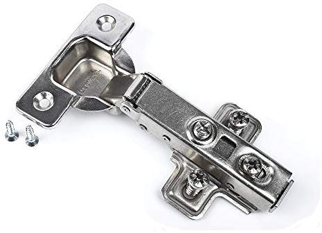 FURNICA 10x Soft Close Cabinet Hinge + Euro and Fixing Screws