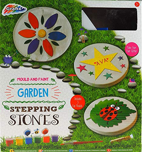 Mould and Paint Garden Stepping Stones Kit
