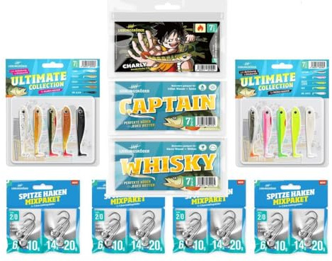 Raubfisch Store Lieblingsköder 7,5 cm Barsch Starter-Set groß Komplettset