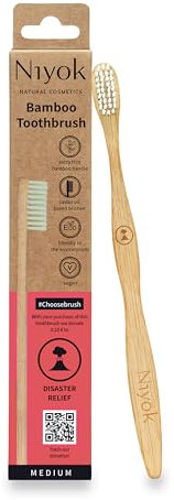 Choosebrush - Spazzolino da denti in bambù con erogazione di assistenza alle catastrofi
