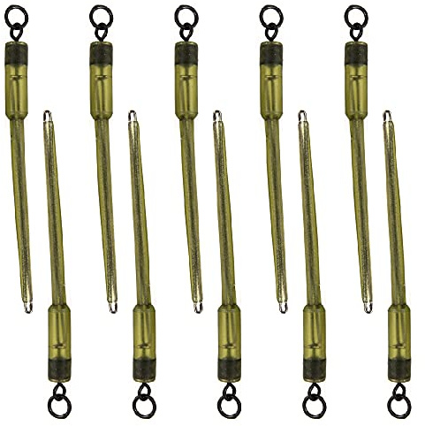 YJDEWohovv 10Pcs Inline Leads Carp Fishing Swivels Pva Tube Bags Stems