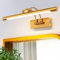MantoLite Dimmerabile LED Lampade da Parete per Quadri, 40CM 10W Illuminazione Interni Girevole Lampade,Ottone Specchio da Bagno Illuminazioni per Pareti Lampade Lettura Applique 3000K/4500K/6000K