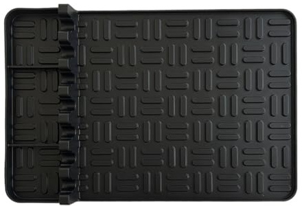 Griddle Tools Mat, Silicone Grill Pad Heat Resistant Griddle Holder for Kitchen Cooking Countertop Grill Outdoor BBQ