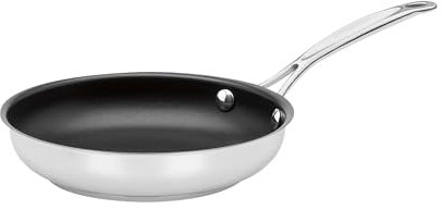 Cuisinart Chef's Classic 8 Stainless Steel Nonstick Skillet Engineered with PURELYCERAMIC™, 722C-20NS