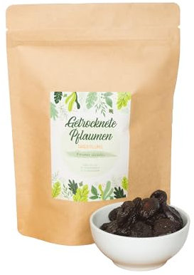 Prugne secche 2kg, Frutta secca senza pietra, Qualità 1A, Naturalmente dolce, Ideale come spuntino, muesli o per cuocere