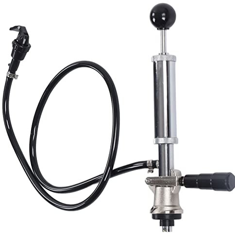 Bomba para fiestas de barril, sistema S, grifo para barril de cerveza, bomba manual para barril, bomba para picnic con grifo y manguera, bomba de acero inoxidable para fiestas de cerveza de barril c