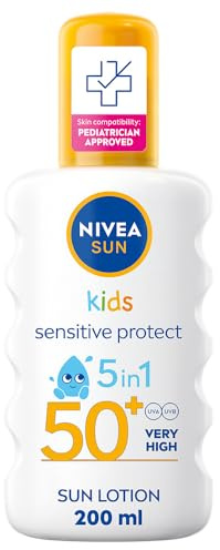 NIVEA SUN Solkräm barn Kids Sensitive Protect & Play Spray SPF50+ 200ml