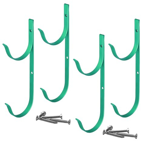 Vmiorzq Soporte para Skimmer de Piscina,Gancho Resistente para Valla y Manguera - Solución Multifuncional Para Organizar Postes Telescópicos, Mangueras, Cepillos Y Rastrillos En El Bordillo