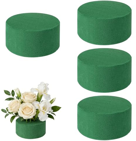 ChAusa 4 Piezas Uso Húmedo Seco Espuma Floral, Arreglos Florales