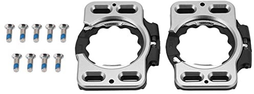 VGEBY 1 Paar Fahrradschuhe Cleats, Fahrradklemmen Speedplay Cleats Fahrradschuhklemmen Fahrradpedalplatten mit 9 Schrauben Speedplay Pedale für SpeedPlay Zero, Pave/Ultra Light Action, X1, X2, X5