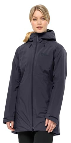 Jack Wolfskin Damen Heidelstein Ins Jkt W Coat, graphite, XL EU