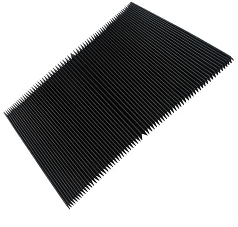 Oniissy Copertura flessibile per soffietto a fisarmonica protettiva per fresatrice per centro di lavoro CNC, guida e protezione per vite di piombo, impermeabile a lunga durata a prova di olio (300 mm)