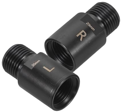 TOYZFRIENDY Extensores Pedal Bicicleta Acero Resistente para Carretera y Montaña Prolongadores Eje Pedal para Mayor Estabilidad y Comodidad Ciclismo