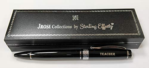 JRose Collections Elegant Teacher Pen in Luxury Gift Box for Men - Premium Writing Instrument Perfect for Teachers, Professors, and Educators