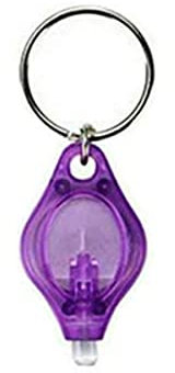MACHSWON Mini Keychain Torches Flashlight UV Money Checker Key-Chain LED Money Detector Light Key Ring Light Torch Purple