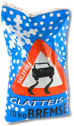 Glatteisbremse Streugut Winter Streugranulat 10 kg Sack Streusalz Alternativen Umweltschonend Tierfreundlich