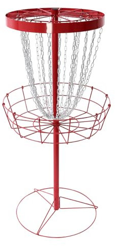 Disc Golf Korb, 65x65x18cm Tragbare Disc Golf Zielscheibe Flying Disc Golf Practice Basket, Disc Golf Goals Basket Kann in Hinterhöfen, Parks, Camping, Golfplätzen, temporären Kursen und Schulprogramm