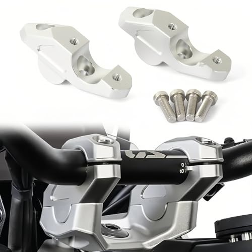 Moto Manubrio Montaggio Riser Manubrio Riser Morsetto Per BMW R1300GS Adventure 2023 2024 2025