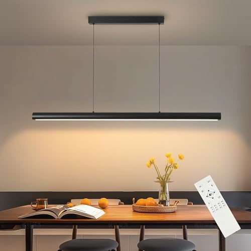 FANLG LED Pendelleuchte Esstisch 100cm/40W, Hängelampe Dimmbar 3000K-6000K