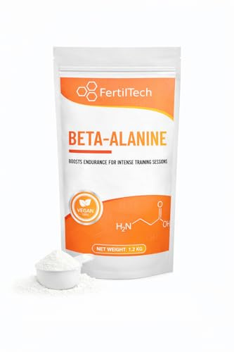 Beta-alaninpulver 1,2 kg (1 200 g) - 400 portioner (1 år) - långvarigt format - renhet ≥ 99 % - hög kvalitet - inga tillsatser - aromfri - vegansk - GMO-fri - förpackad i Frankrike