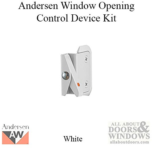 Andersen Double-Hung Window Opening Control Device Kit in White Color