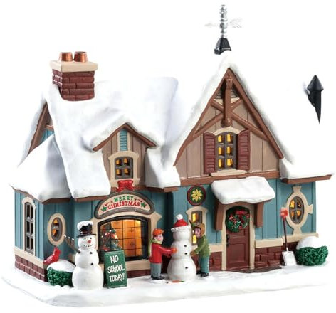 Lemax 85356 Caddington Village Lighted Building: Snow Day!