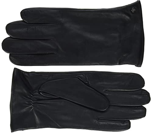 Roeckl Boston Touch, Guantes de cuero Hombre, Black, 10.5