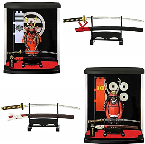 MEISTER JAPAN Samurai Armor Set - Imagawa Yoshimoto & Sanada Yukimura Figures with Swords, 8.3 Tall, Demon Slayer Series, Ideal Gift for Special Occasions