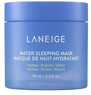 LANEIGE Wasser-Schlafmaske über Nachtgel, füllt die Haut auf, um aufzuhellen, zu klären, zu hydratisieren und zu stärken Feuchtigkeitsbarriere der Haut mit Sleep-Biom-Technologie und Squalan, 71 ml